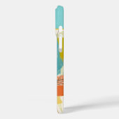 Gepersonaliseerde Turquoise Fun Frog Art Case-Mate iPhone Case (Achterkant / Links)