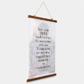 Gepersonaliseerde Twas de avond voor kerst Gedicht Hangend Wandkleed (Gebogen)