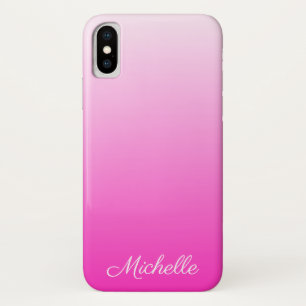 Gepersonaliseerde tweetonige gradiënt ombre hete r Case-Mate iPhone case