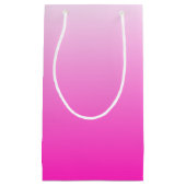 Gepersonaliseerde tweetonige gradiënt ombre hete r klein cadeauzakje (Voorkant)