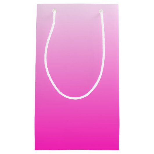 Gepersonaliseerde tweetonige gradiënt ombre hete r klein cadeauzakje (Voorkant)