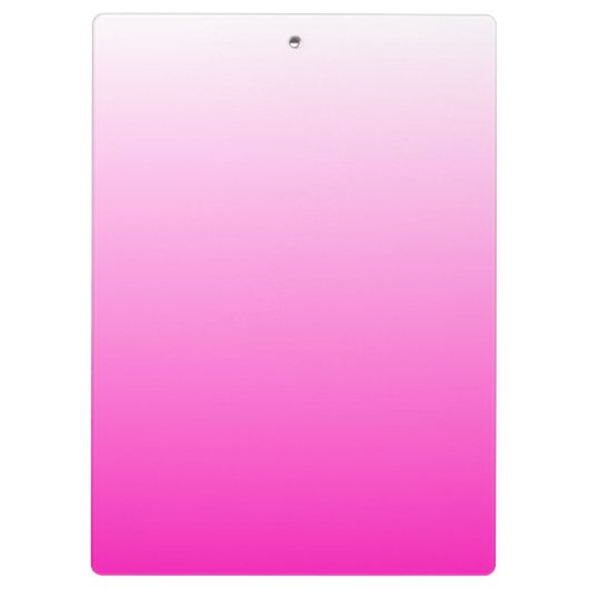 Gepersonaliseerde tweetonige gradiënt ombre hete r klembord (Achterkant)