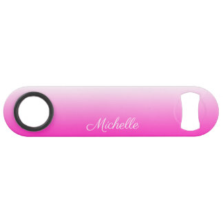 Gepersonaliseerde tweetonige gradiënt ombre hete r speed flessenopener