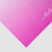 Gepersonaliseerde tweetonige gradiënt ombre hete r tissuepapier (Detail)