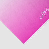 Gepersonaliseerde tweetonige gradiënt ombre hete r tissuepapier (Detail)