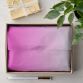 Gepersonaliseerde tweetonige gradiënt ombre hete r tissuepapier (Geschenk)