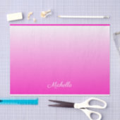 Gepersonaliseerde tweetonige gradiënt ombre hete r tissuepapier (Craft)