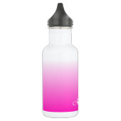 Gepersonaliseerde tweetonige gradiënt ombre hete r waterfles  (Links)