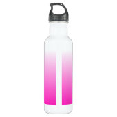 Gepersonaliseerde tweetonige gradiënt ombre hete r waterfles  (Achterkant)