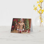 Gepersonaliseerde TWINK-Alles wat ik voor Kerstmis Kaart (Gele Bloem)