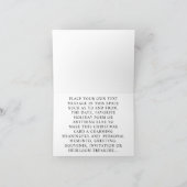 Gepersonaliseerde TWINK-Alles wat ik voor Kerstmis Kaart (Binnen)