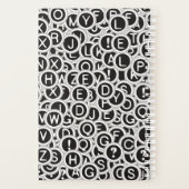 Gepersonaliseerde  Typewriter Keys Planner (Achterkant)