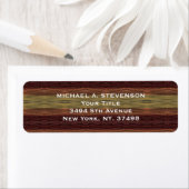 Gepersonaliseerde typografie met verfstreken etiket (Insitu)