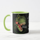 Gepersonaliseerde Tyrannosaurus Rex dinosaurus Mok (Links)