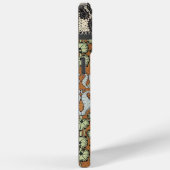 Gepersonaliseerde Uil Art Nouveau Floral Case-Mate iPhone Case (Achterkant / Rechts)