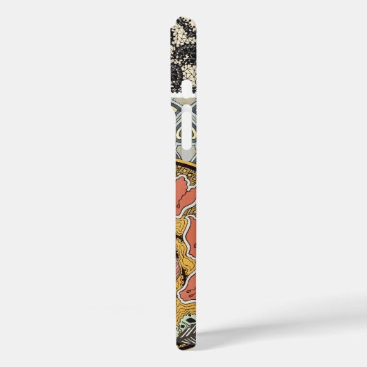 Gepersonaliseerde Uil Damask iPhone 7 hoesje (Achterkant / Links)