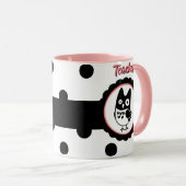 Gepersonaliseerde Uil Leraar Mok (Voorkant rechts)