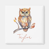 Gepersonaliseerde Uil Magneet (Voorkant)