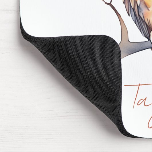 Gepersonaliseerde Uil Muismat (Hoek)