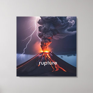 Gepersonaliseerde Uitbarstende Canvas met Lightnin Afdruk