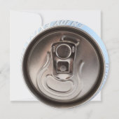 Gepersonaliseerde uitnodiging voor de partij Beer  (Achterkant)