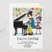 Gepersonaliseerde uitnodiging voor kinderverjaarda (Voorkant / Achterkant)