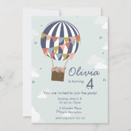 Gepersonaliseerde uitnodiging voor verjaardagsfees