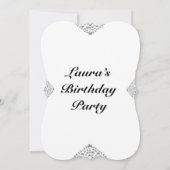 Gepersonaliseerde uitnodigingen voor 16e verjaarda (Achterkant)