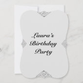 Gepersonaliseerde uitnodigingen voor 16e verjaarda (Achterkant)