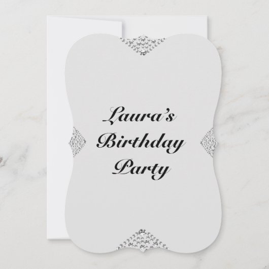 Gepersonaliseerde uitnodigingen voor 16e verjaarda (Achterkant)