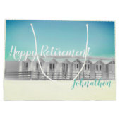 Gepersonaliseerde uittredingsstrandhut grote cadea groot cadeauzakje (Achterkant)