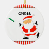 gepersonaliseerde ultieme frisbee 2022, verzamelba keramisch ornament (Voorkant)