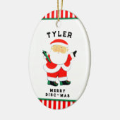 gepersonaliseerde ultieme frisbee collecteerbaar keramisch ornament (Links)