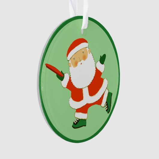 Gepersonaliseerde Ultimate Frisbee Ornament (voorkant)