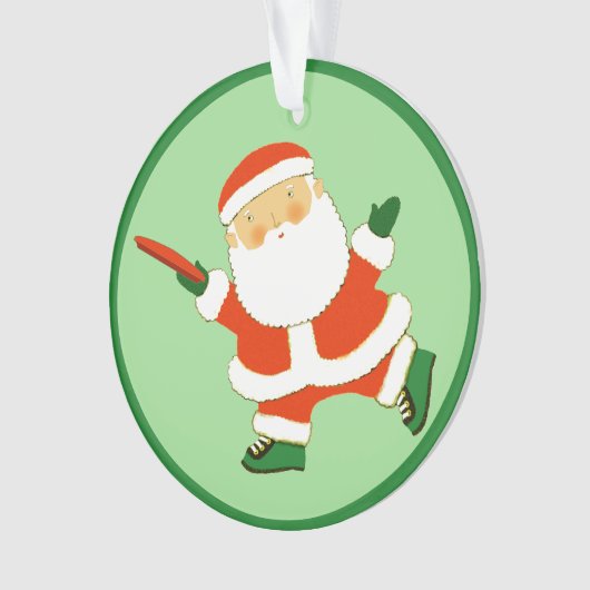 Gepersonaliseerde Ultimate Frisbee Ornament (voorkant)