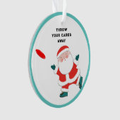 Gepersonaliseerde Ultimate Frisbee Ornament (voorkant)