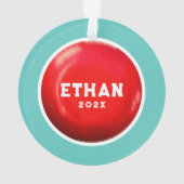 Gepersonaliseerde Ultimate Frisbee Ornament (achterkant)