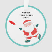 Gepersonaliseerde Ultimate Frisbee Ornament (voorkant)