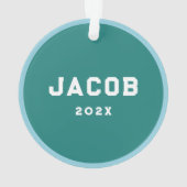 Gepersonaliseerde Ultimate Frisbee Ornament (achterkant)