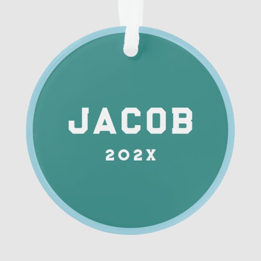 Gepersonaliseerde Ultimate Frisbee Ornament (achterkant)