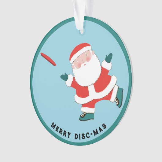 Gepersonaliseerde Ultimate Frisbee Ornament (voorkant)