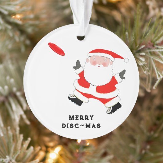 Gepersonaliseerde Ultimate Frisbee Ornament (Boom)