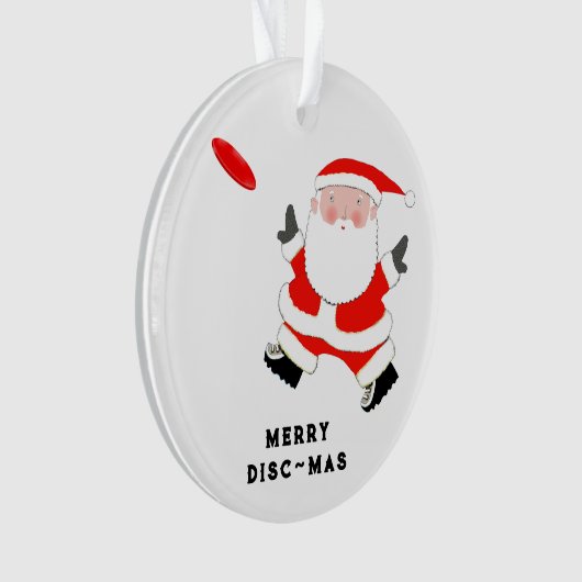 Gepersonaliseerde Ultimate Frisbee Ornament (voorkant)