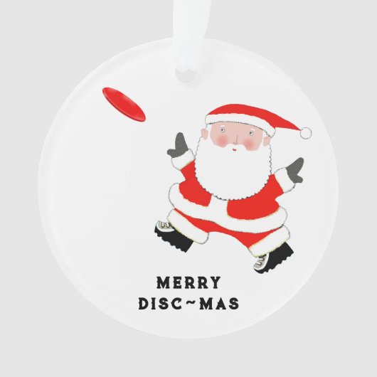 Gepersonaliseerde Ultimate Frisbee Ornament (voorkant)