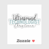 Gepersonaliseerde ultrasone technologie sticker (Vel)