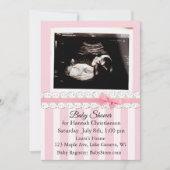 Gepersonaliseerde Ultrasound Baby Shower Uitnodigi Kaart (Voorkant)