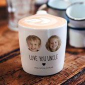 Gepersonaliseerde Uncle Gift | Aangepaste gezichts Espresso Kop