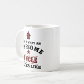 Gepersonaliseerde Uncle Gift Koffiemok (Voorkant links)