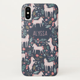 Gepersonaliseerde Unicorn-velden Case-Mate iPhone Case