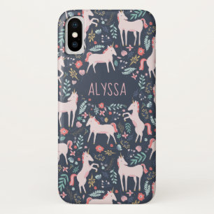 Gepersonaliseerde Unicorn-velden Case-Mate iPhone Case
